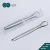 [Precio de Fábrica en Stock] Raspador de Lengua Limpiador de Lengua Cepillo para la Lengua Raspador de Lengua de Acero Inoxidable Raspador de Lengua
