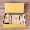 Conjunto de Copos Térmicos Inteligentes de Bambu Caderno de Bambu Conjunto de Presente para Eventos Empresariais