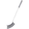 Cepillo para Inodoro Hogareño Sin Ángulos Muertos Cepillo Limpiador Cepillo para Inodoro Mango Largo Duradero Colgante de Pared Sin Taladro Baño Inodoro