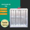 Atacado Damper de Fumaça Manual para Incêndio 70 C 280 C Válvula de Controle de Volume de Ar Aço Inoxidável Quadrado Fabricante de Dampers de Fogo