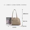 Bolso Tote de Cuero Genuino de Gran Capacidad para Mujer 2026 Nueva Moda Bolso Boston de Mano/Hombro para Viaje