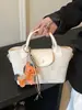 2026 Bolso de Mano de Moda Estilo Coreano con Colores Sólidos Contrastantes, Diseño Simple y Elegante, Textura de Color Sólido, Bolso de Hombro y Cruzado