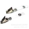 Clip de metal transparente con un solo orificio y doble orificio, clip para insignia, clip de marca, clip de hierro con 2 orificios y 4 orificios