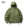 Sudadera con capucha para exteriores Black Fleet, Primavera y Otoño, Forro polar, Corte holgado, Absorbe la humedad, Secado rápido, Protección solar, Top funcional de manga larga 13599