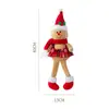 Muñeco de Jengibre Colgante para Navidad Regalo Pequeño Navideño Adorno de Muñeco Decoración para Árbol de Navidad Transfronterizo
