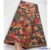Tecido de Organza Bordado Jacquard Semitransparente com Fio de Ouro e Prata Estilo Antigo Tecido de Renda Brocado Africano