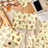 Wx392 Ursinho Amarelo Papel de Seda 17g Presente Doce Papel de Embrulho à Prova de Umidade Decoração de Urso Papel de Seda