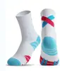 Meias de Basquete Masculinas com Fundo Atoalhado Espessas Práticas Antiderrapantes Esportivas Profissionais Adulto Estudante Meia Atoalhada de Cano Médio Fabricante Atacado