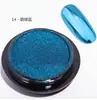 Polvo Espejo para Uñas Arte de Uñas Paleta de Polvos Aurora Brillo Dorado Ultra Brillante Lujo Oro Láser Plata Lentejuelas para Uñas de Titanio Electroplateado Ultra Fino