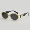 Gafas de Sol Oulaiou Nuevas con Montura Ovalada Tendencia de Personalidad Gafas de Sol para Conducir Moda Chica Caliente Ojo de Gato Gafas de Sol con Protección Solar