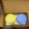 Taza de Vidrio para Avena Nocturna Taza de Desayuno Portátil Frasco de Mason Frasco de Leche con Cuchara y Tapa Juego de Tazas con Escala