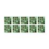 Pegatinas de azulejos de simulación de estilo mosaico, autoadhesivas, de cristal, impermeables, para pared de cocina y baño, extraíbles