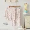 Pijama Infantil Coelho de Pão 2026 Primavera/Verão Fofo Desenho Animado Meninos e Meninas Conjunto de Homewear Lyocell Tencel