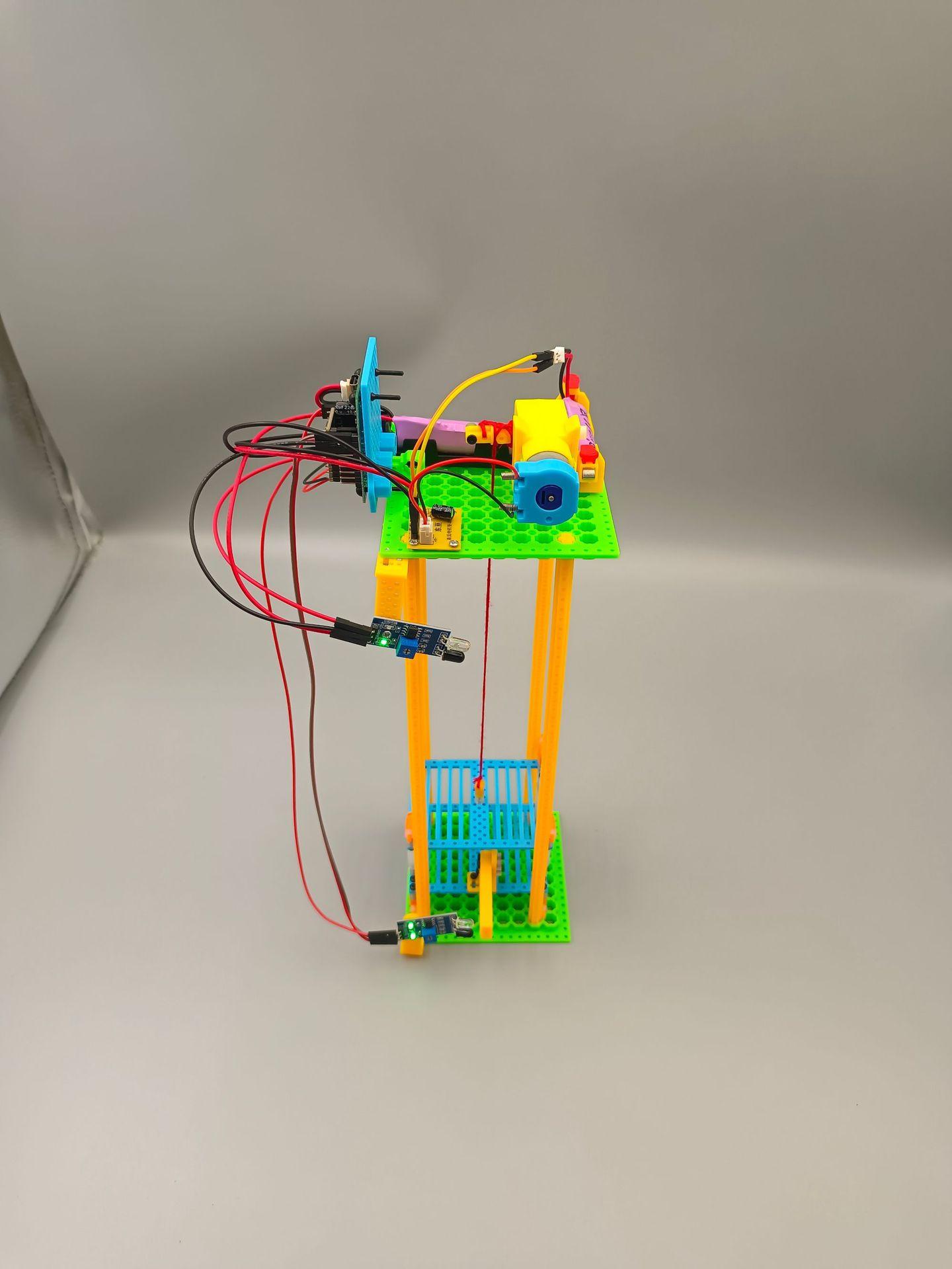 简版语音梯组装图