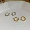 Pendientes Redondos Retro para Mujer, de Alta Gama, Estilo Fresco, Pendientes Delicados, Pendientes de Diseño, Pendientes Listos para Usar