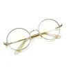 Gafas de Sol Redondas Retro Color Océano Color Caramelo Metálicas de Moda Harajuku para Hombres y Mujeres Gafas Coloridas Transfronterizo