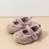 Zapatos de bebé princesa Mao Mao forrados de polar zapatos de bebé para gatear antideslizantes suela de goma suave BHF4220