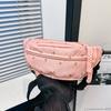 Bolso Casual para Mujer 2024 Nuevo Bolso de Pecho Floral Bolso Cruzado Sencillo Deportivo Bolso de Pecho Tela de Nailon Moderno Bolso Grande de Cintura