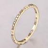 Kenjie diseño original moderno simple metal estilo coreano anillo femenino japonés y coreano hip hop personalidad incrustado circonio anillo de cola anillo
