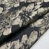 Pintura a óleo impressionista estilo retrô tecido jacquard fio em relevo tingido em peça vestido roupas primavera e verão bolsa de moda tecido