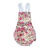 Macacão de verão para bebê recém-nascido macacão de manga curta tipo vestido macacão de florzinha triângulo atacado