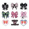 Broche Metálico Serie Lazo de Moda Personalizado Insignia de Dibujos Animados Pines Decorativos Versátiles para Zapatos y Sombreros Accesorios