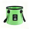 Cubo de Lavado Facial para Camping al Aire Libre de Gran Capacidad Pvc Cubo de Pesca Plegable Cubo para Lavado de Autos Cubo para Remojo de Pies Práctico Cubo para Llevar Agua para Camping