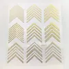 Pegatinas de Uñas Retro Corazón de Cuervo Transfronterizas Calcomanías 3D en Relieve Bronceadas Pegatinas para Uñas Pegatinas Decorativas de Mariposas para Uñas
