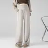 Pantalones de Maternidad Otoño e Invierno Nuevo Encaje Soporte para la Barriga Pierna Ancha Estilo Coreano Caída Casual Largos No Constrictivos Cubre Barriga Conjunto para Barriga