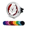 Clip de aromaterapia para coche de acero inoxidable 316L, clip para la boca de aire del coche, clip para perfume de coche, imán para perfume.