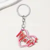Nuevo Llavero con Letra Inglesa MAMA Corazón TE AMO MAMÁ Corazón Llavero del Día de la Madre Regalo