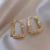 Nuevos y Lujosos Brazaletes para Oreja Plateados en Forma de U 2026 con Diseño Único e Incrustaciones de Diamantes, Pendientes Populares de Gama Alta