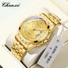 Reloj de Hombre CHENXI Dawn Reloj Caliente Calendario Luminoso Impermeable Reloj de Cuarzo de Moda para Negocios Fábrica de Origen