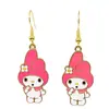Pendientes Lindos de Kuromi y My Melody de Venta Caliente Transfronteriza, Moda Tendencia y Adorable, Accesorios para Orejas de Dibujos Animados Personalizados Europeos y Americanos