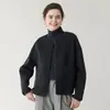 Abrigo de lana en tejido de lana estilo Chanel para mujer, una pieza mágica que estiliza para figuras petite, abrigo corto de lana de primavera/otoño con un toque elegante y con estilo