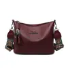 Bolso Femenino de Moda Textura Suave de Alta Calidad Otoño 2026 Nuevo Retro para Dama Correa Ancha para Hombro Bandolera Pequeño