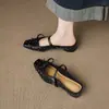 Primer Encuentro con las Zapatillas de Cuña Cerradas para Mujer que Aumentan la Altura de la Temporada, Perfectas para el Verano al Aire Libre, con Punta Cuadrada y Estilo Mary Jane, Impresionantes y Cómodas Medias Zapatillas que No Cansarán Tus Pies