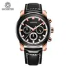 Ventas Directas de Fábrica Relojes al por Mayor Negocio Reloj de Pulsera Multifuncional Resistente al Agua de Cuarzo 3 Esferas 6 Manecillas Reloj de Pulsera Transfronterizo para Hombre