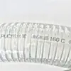 Fabricantes de Weifang manguera de plástico transparente de alambre de acero de PVC resistente a altas temperaturas manguera reforzada diámetro interior 160 mm tubería de alambre de acero