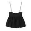 Comercio Exterior Transfronterizo Ropa de Mujer 2026 Nuevo Estilo Europeo y Americano Moda Top con Correa de Hebilla Forma de Globo 5584228