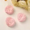 Fio de malha coreano fofo seda brilhante borda queimada pétalas de pérola diy feito à mão acessório de cabelo versátil acessórios de cabelo acessórios de vestuário atacado