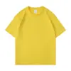 Camiseta Básica Lisa de Algodón Puro Diseño de Logo Estilo Básico Americano 180g Ropa de Trabajo Ropa para Grupo Camiseta Dopamina