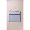 Carpeta de arte escolar, exhibición de jardín de infantes, proyectos de arte y dibujo infantiles, almacenamiento en el aula, bolsa colgante para libros, transparente
