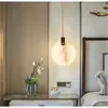 Lustre todo em cobre com mármore espanhol, iluminação de luxo transfronteiriça para escada de villa duplex, luminária giratória para átrio de sala de estar