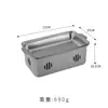 Estufa Rectangular de Acero Inoxidable para Conservación de Calor de Barbacoa Estufa Calefactora Estufa de Alcohol Estufa Parrilla Estufa para Brochetas Estufa de Barbacoa