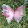Flor de Gasa de Mariposa Estéreo Simulada Boda Camino Principal Flor de Gasa Real Decoración de Boda para Vacaciones Accesorios de Fotografía de Boda para Novia