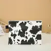 Bolsa Tote Impermeable Estampado de Vaca Bolsa de Maquillaje Celebridad de Internet Portátil Bolsa para Cuidado de la Piel Artículos de Tocador Bolsa de Almacenamiento Impermeable Creativa para Viaje