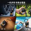 Bomba de aire inalámbrica para coche para vehículos eléctricos, con pantalla digital para la presión de los neumáticos, apagado automático y un diseño portátil y multifuncional
