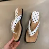 Chanclas Retro de Lunares con Suela Gruesa para Mujer, Nuevo Estilo Verano 2026, Chanclas de Cuña Cómodas y Versátiles