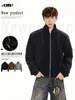 Chaqueta de Gamuza OreetaLight de Lujo y Gama Alta Estilo Old Money para Hombres y Mujeres, Chaqueta Harrington Versátil de Marca Retro Tendencia